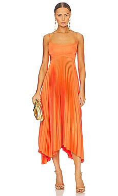 A.L.C. Hollie Dress in Vivid Orange from Revolve.com | Revolve Clothing (Global)