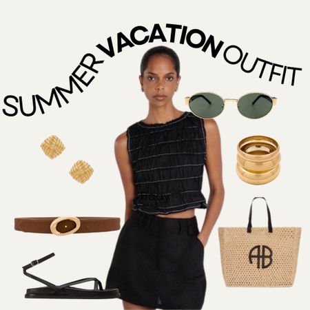 The perfect summer outfit! Stylish for running errands or enjoying your vacation in style. 

#LTKtravel #LTKmidsize #LTKstyletip