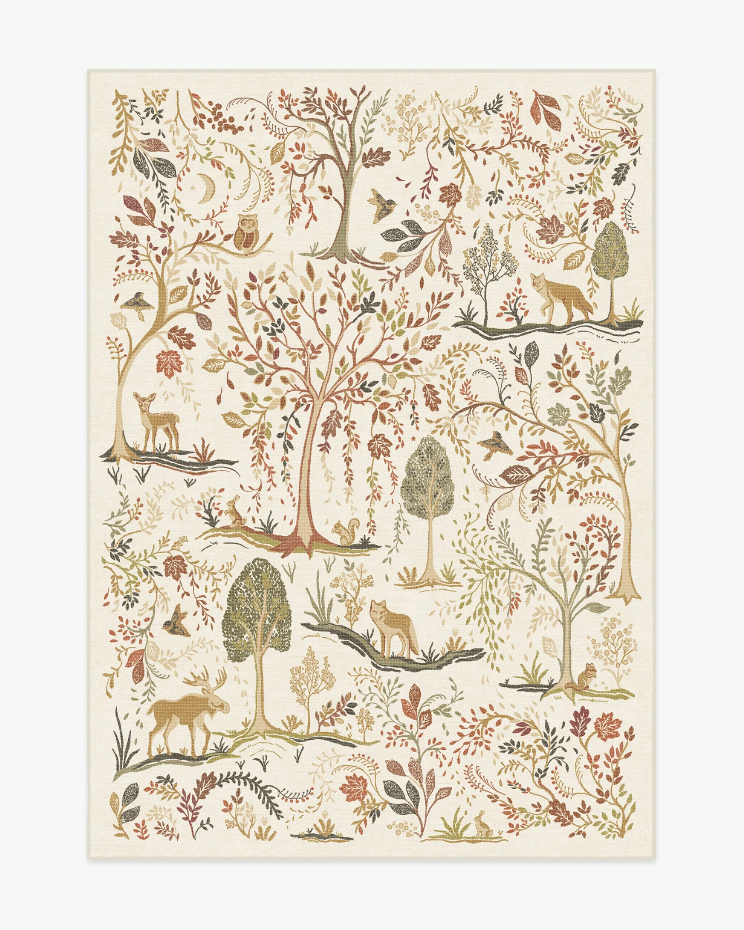 Wilder Cream Multicolor Rug | Ruggable US | Ruggable