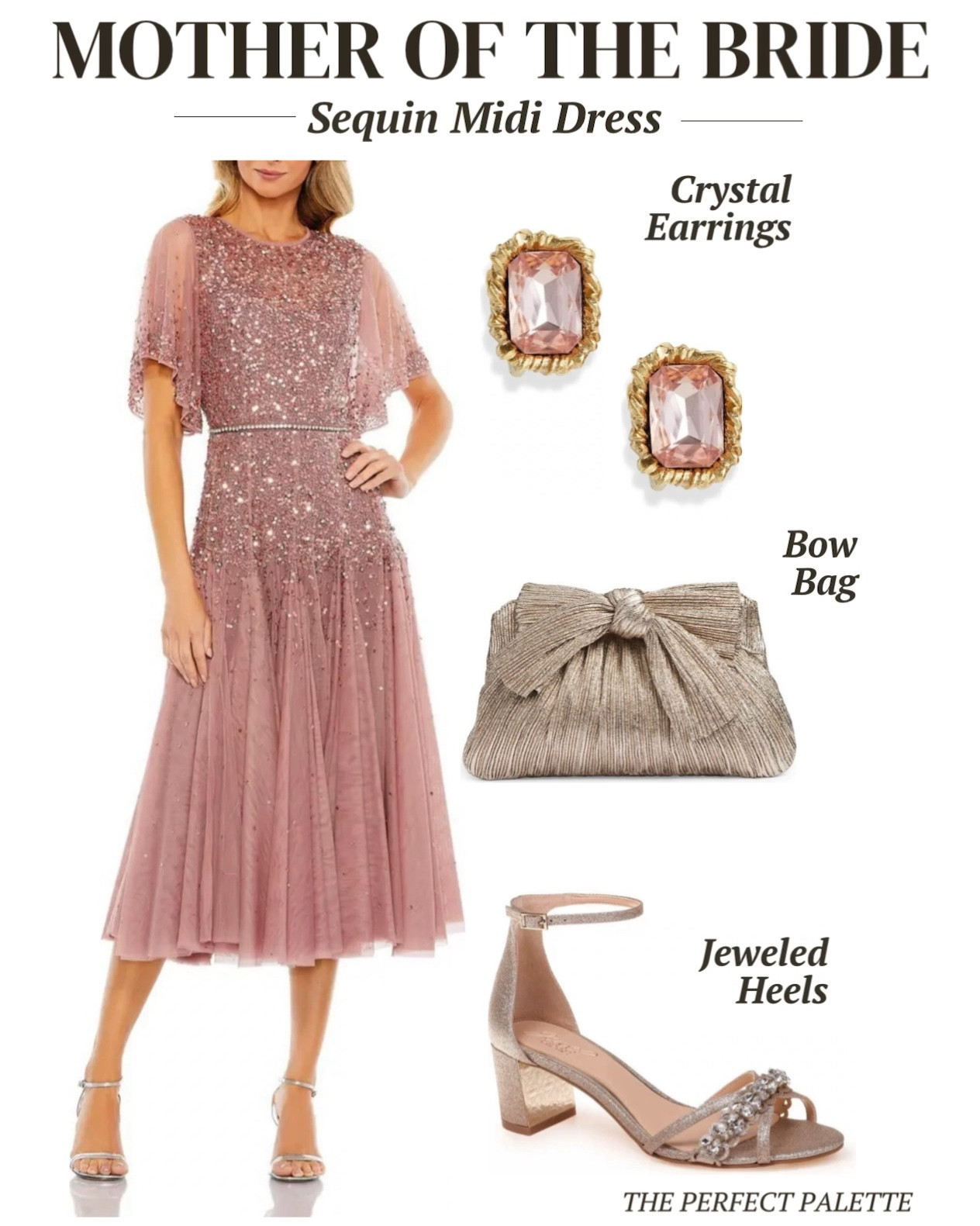 Formal Mother of the Bride Dresses, Wedding Guest Dress in Dusty Pink, Nordstrom wedding, pink dress for weddings, midi dress, bridesmaid, 

#LTKParties #LTKWedding #LTKFindsUnder100