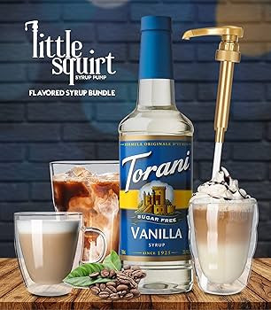 Sugar Free Vanilla Syrup for Coffee 25.4 Ounces | Torani Vanilla Syrup Sugar Free with Pump | Amazon (US)