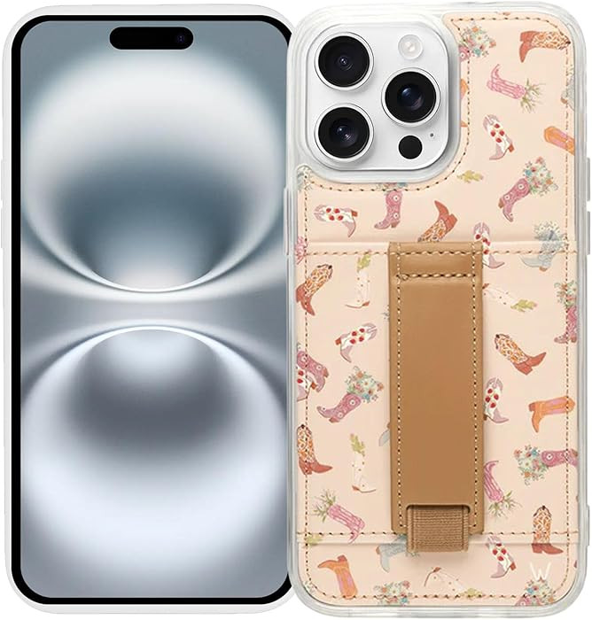 Walli Cases for iPhone 16 Pro Case Aesthetic Wallet Phone Case Card Holder, Securely Holds up to ... | Amazon (US)