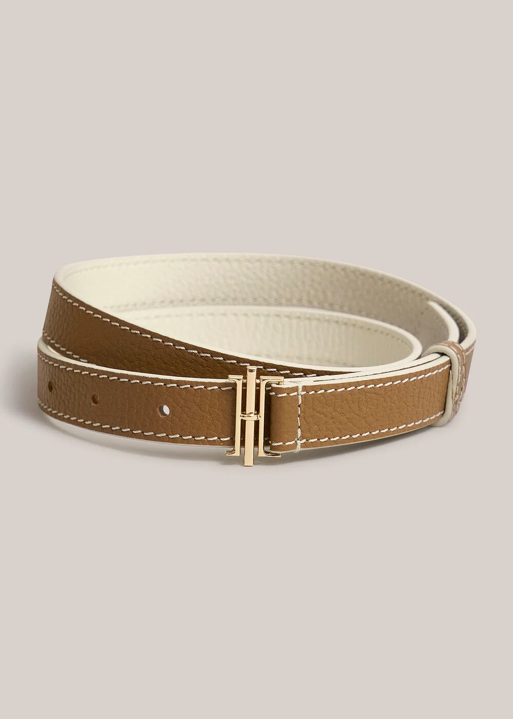 Nala Leather Skinny Belt | Hobbs UK | | Hobbs