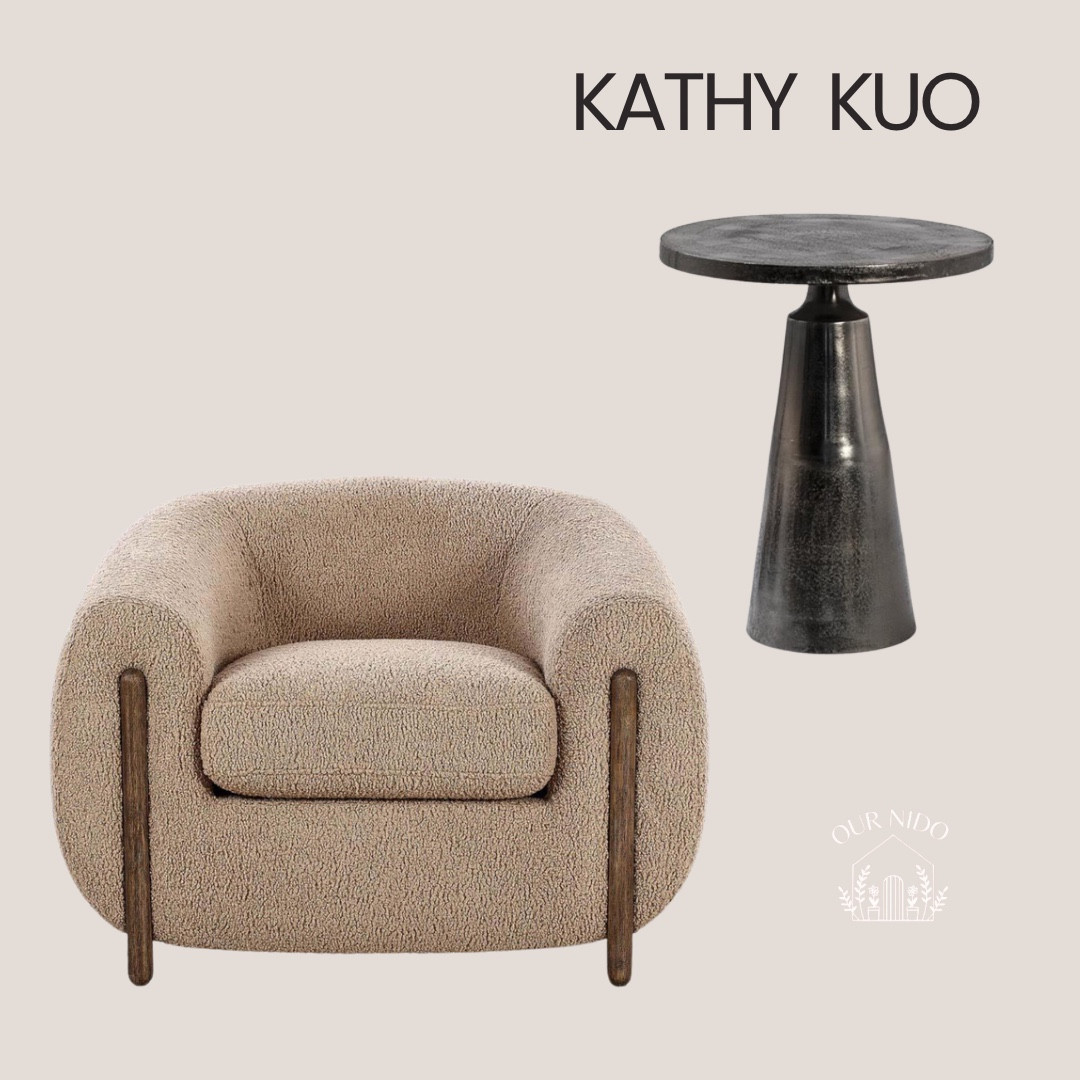 Loving these pieces from Kathy Kuo! 
We have this chair in our home office and it’s so comfy! Love it paired with this side/drink table! 

#LTKHome