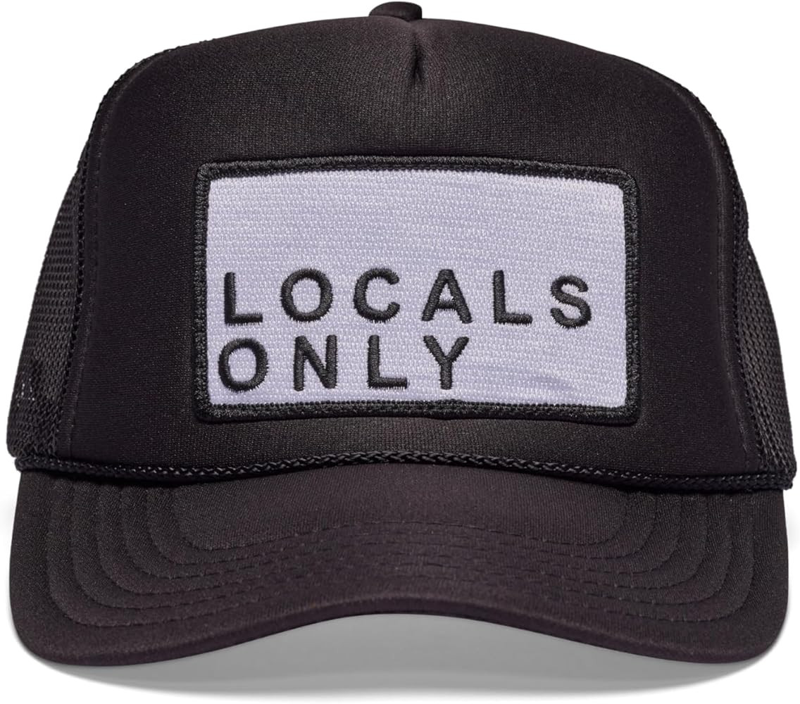 Friday Feelin' Locals Only Trucker Hat - Adjustable Baseball Cap with Mesh Snapback, Summer Truck... | Amazon (US)