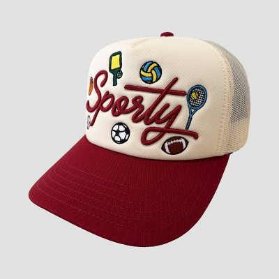 Mighty Fine Women's Graphic Sporty Patches Hat | Target