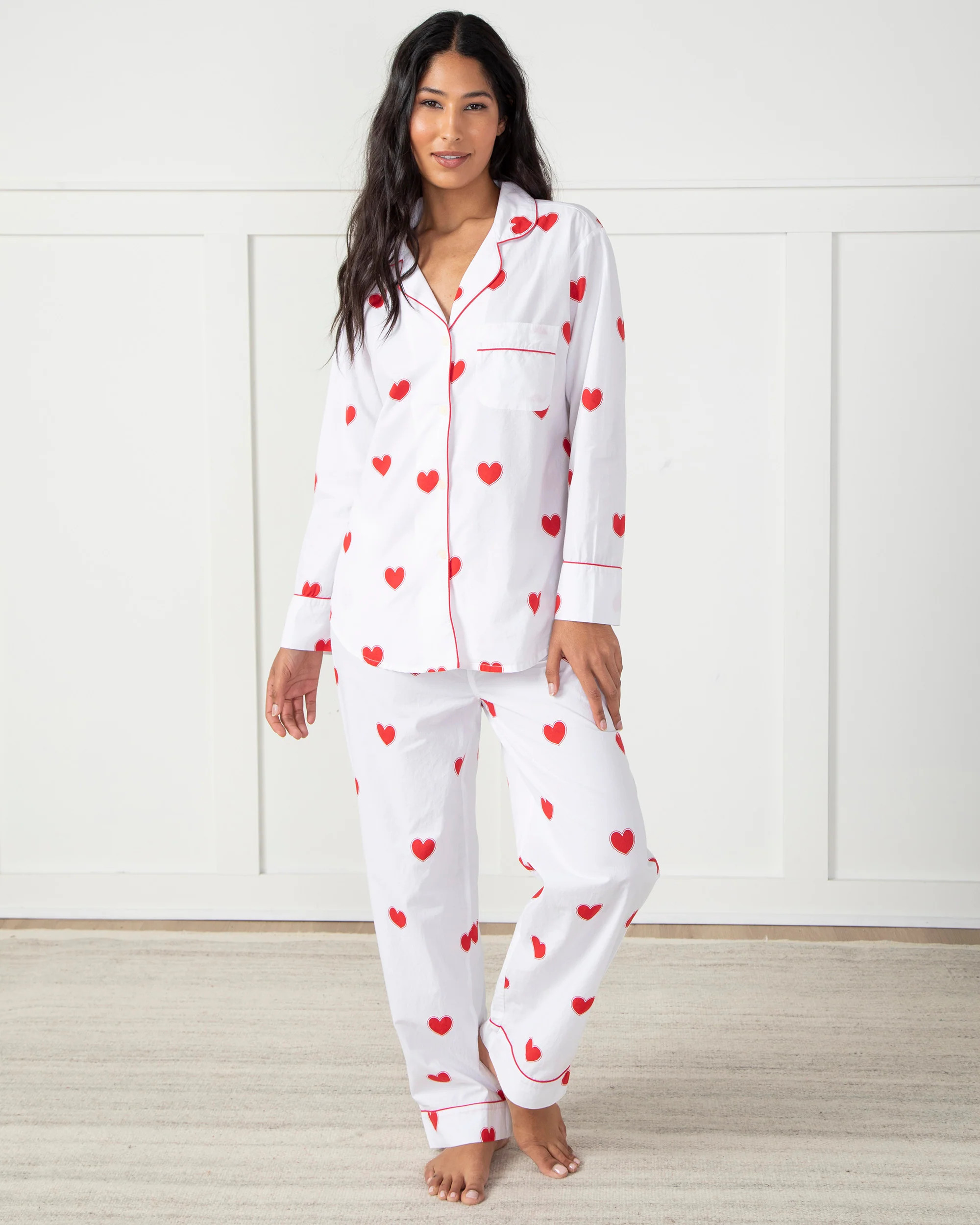 Queen of Hearts - Long Sleep Set - Ruby Cloud | Printfresh