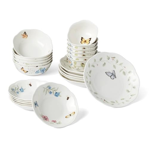 Lenox Butterfly Meadow 24-Piece Bowl Set, 1 Count, Multi | Amazon (US)
