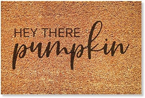 Hey There Pumpkin Coir Mat, Cute Door Mat, Coir Doormat Rubber Backing, Spring Doormat,cute Shoes... | Amazon (CA)