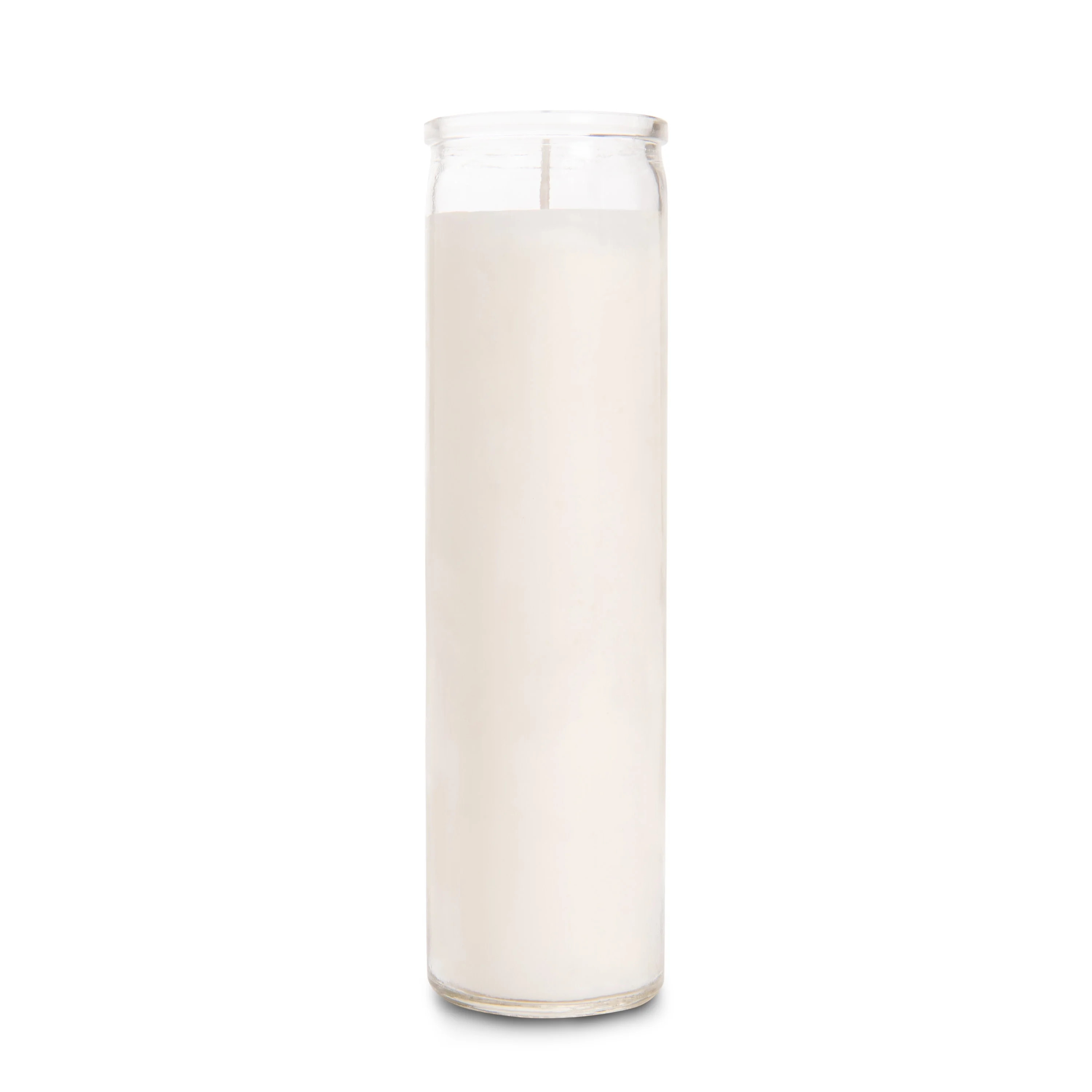 Tall Unscented Jar Candle, White, Single | Walmart (US)