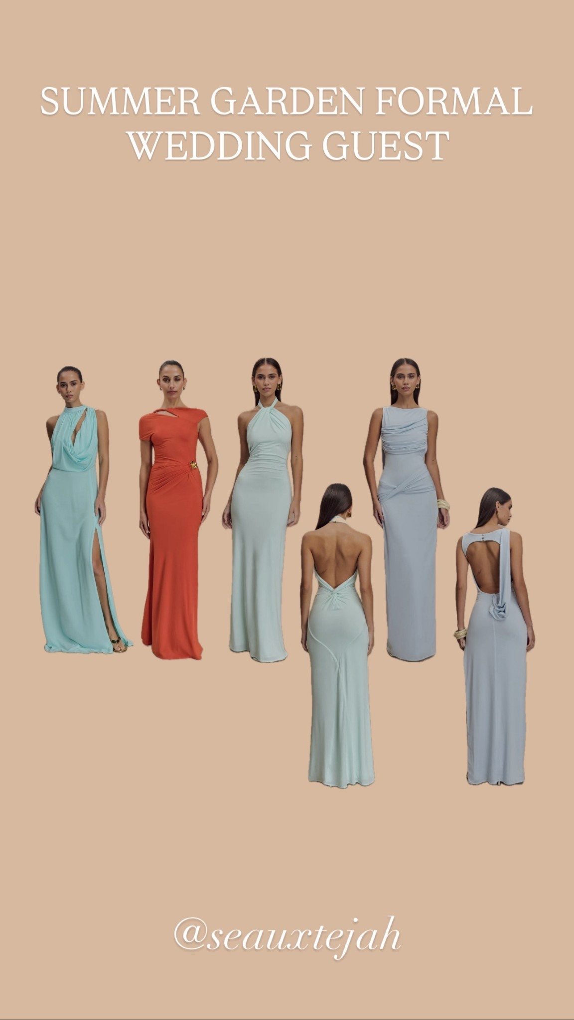 I have a wedding to attend in Hawaii coming up and the dress code is summer garden formal! I was able to find some few options at meshki & i’ll show you guys which one I chose when it arrives! which one do you think I went with 👀 

#LTKSaleAlert #LTKWedding