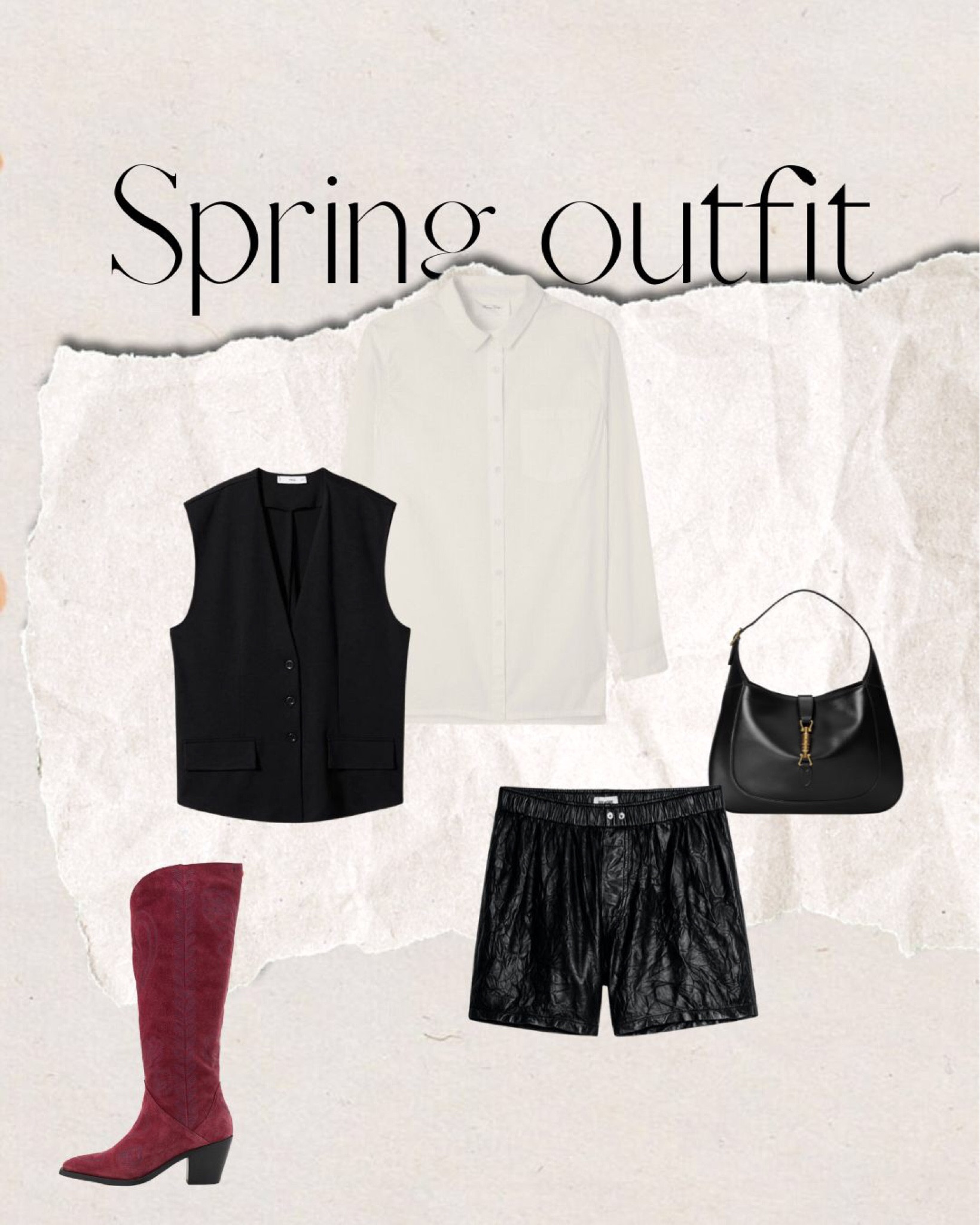 A Zadig&Voltaire leather shorts and a pair of red boots to start the week!✔️

#LTKworkwear #LTKFind