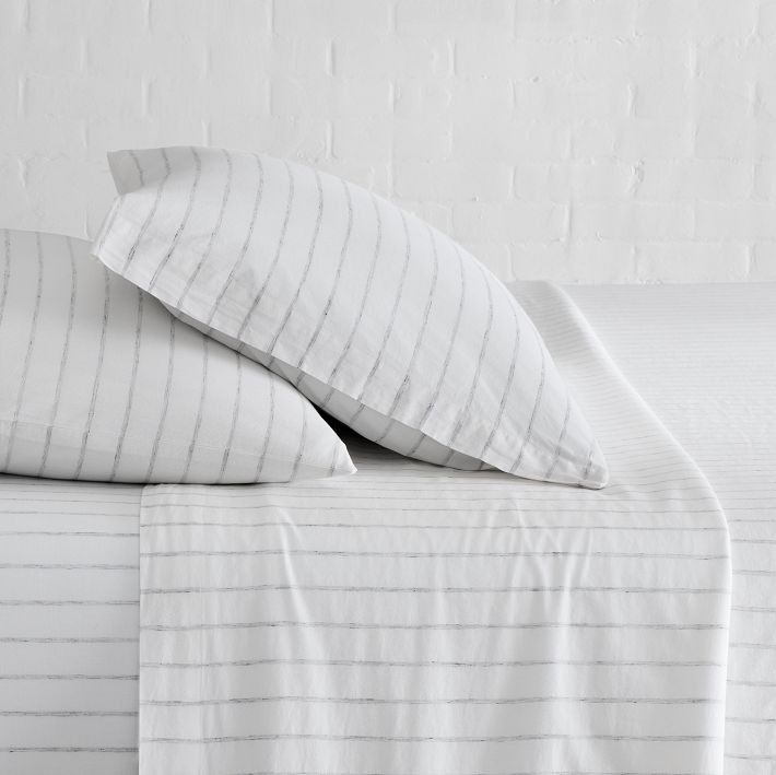 Organic Washed Cotton Percale Sheet Set | West Elm (US)