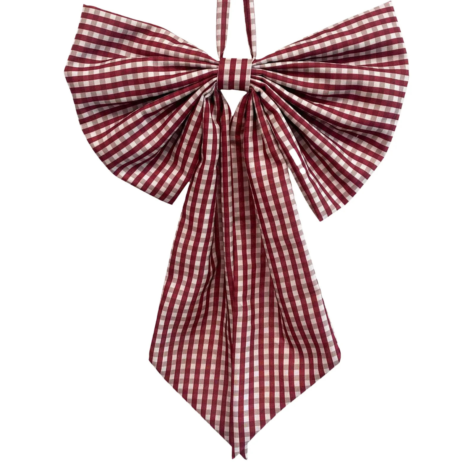 Christmas Wreath Bow Front Door Hanger Cute Bow Wreath Accessories Xmas Party Yard Doorway Indoor... | Walmart (US)