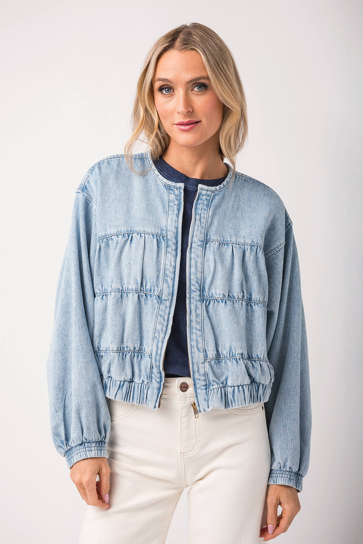 Free People Layla Denim Jacket | Social Threads