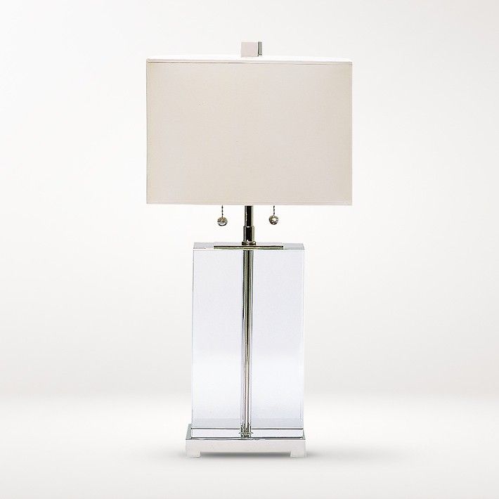 Crystal Block Table Lamp, Tall | Williams-Sonoma