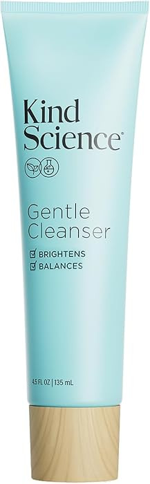Kind Science Gentle Face Cleanser - Face Wash for Women & Makeup Remover with Vitamin C - Facial ... | Amazon (US)