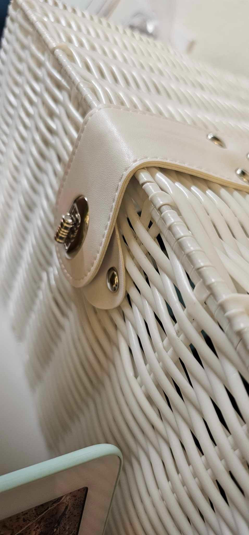 Set of 3 Woven Wicker Storage Basket Box with Lid & Lock, Built-in Carry Handles, Multifunctional... | Amazon (US)