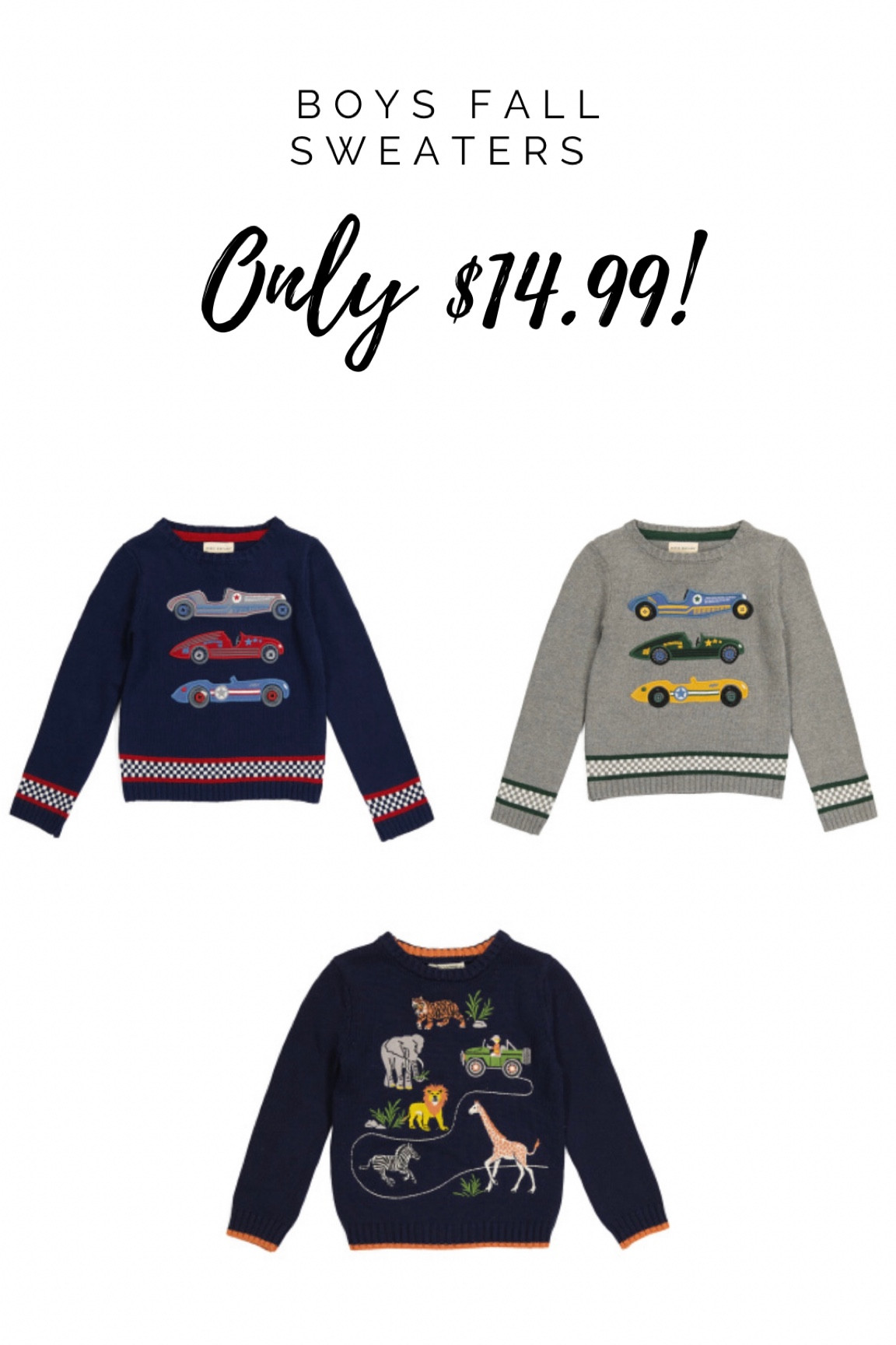 These adorable boys sweaters are only $14.99!

#LTKSeasonal #LTKkids #LTKsalealert