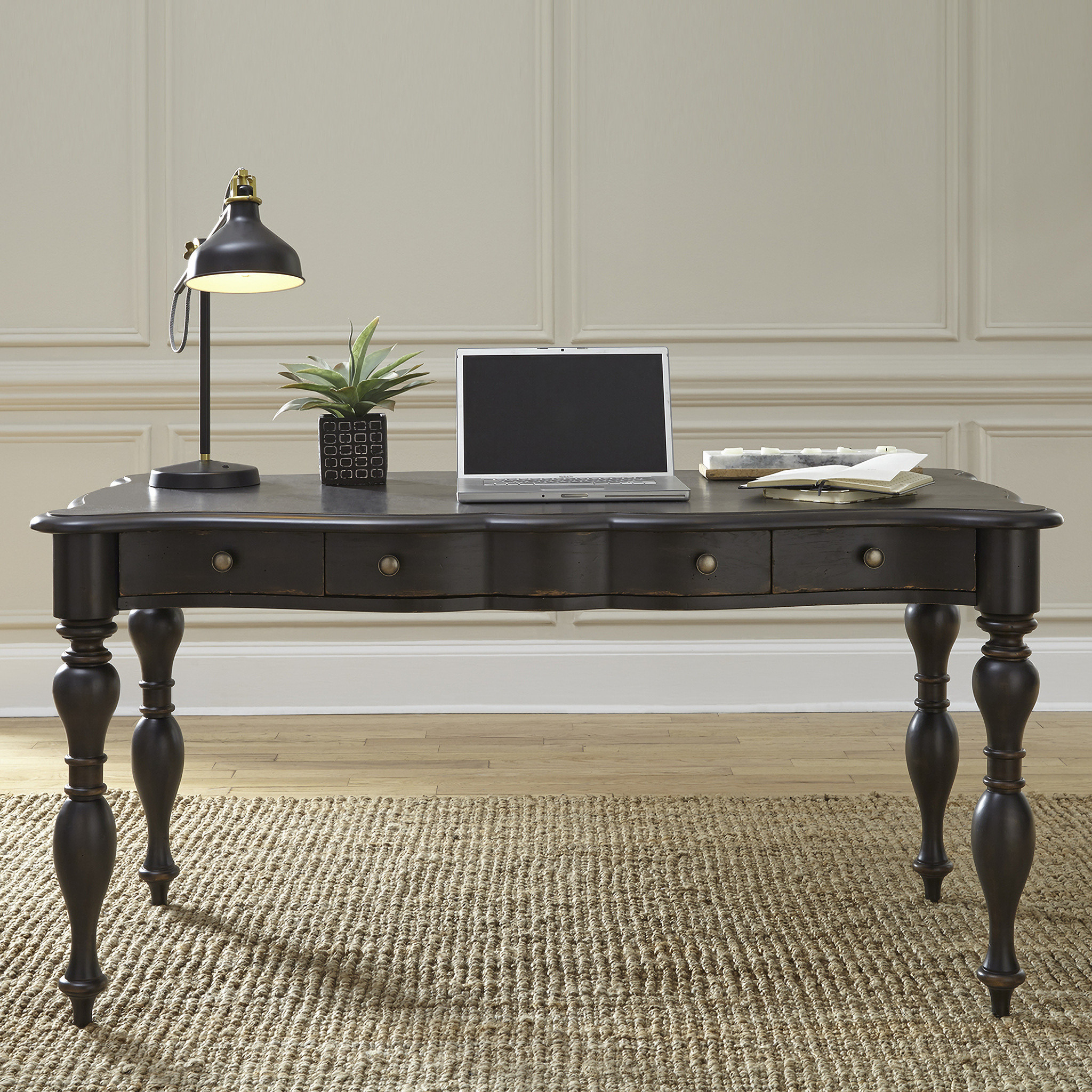 Chesapeake Writing Desk In Black | 1stopbedrooms