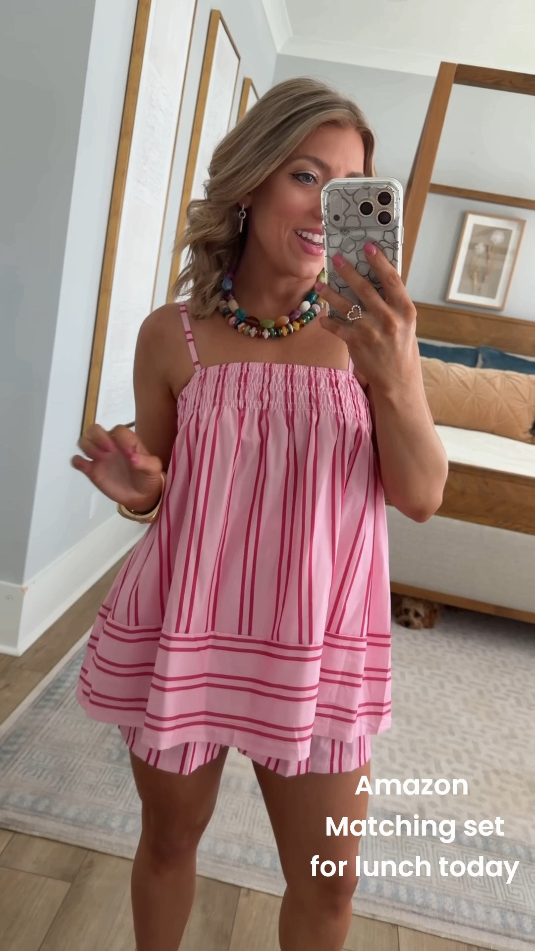💗 Amazon Lunch Date Look

Today’s lunch date outfit might be one of my favorite Amazon finds lately! 💕 This pink striped matching set is lightweight, comfortable, and gives that effortless boutique-inspired look without the boutique price. The flowy top, matching shorts, and fun accessories make it such an easy outfit for brunch, lunch dates, vacations, or weekend shopping.

If you’re looking for cute summer outfits, matching sets, or affordable Amazon fashion that looks so much more expensive, this one is definitely worth grabbing!

#amazonfashion #amazonfinds #amazonstyle #amazonoutfit #amazonmatchingset #summerstyle #summeroutfit #pinkoutfit #vacationstyle #brunchoutfit #lunchdateoutfit #affordablefashion #fashionfinds #ootd #everydaystyle #casualstyle #weekendstyle #summerfashion #momstyle #amazonfavorites

#LTKootd #LTKPetite