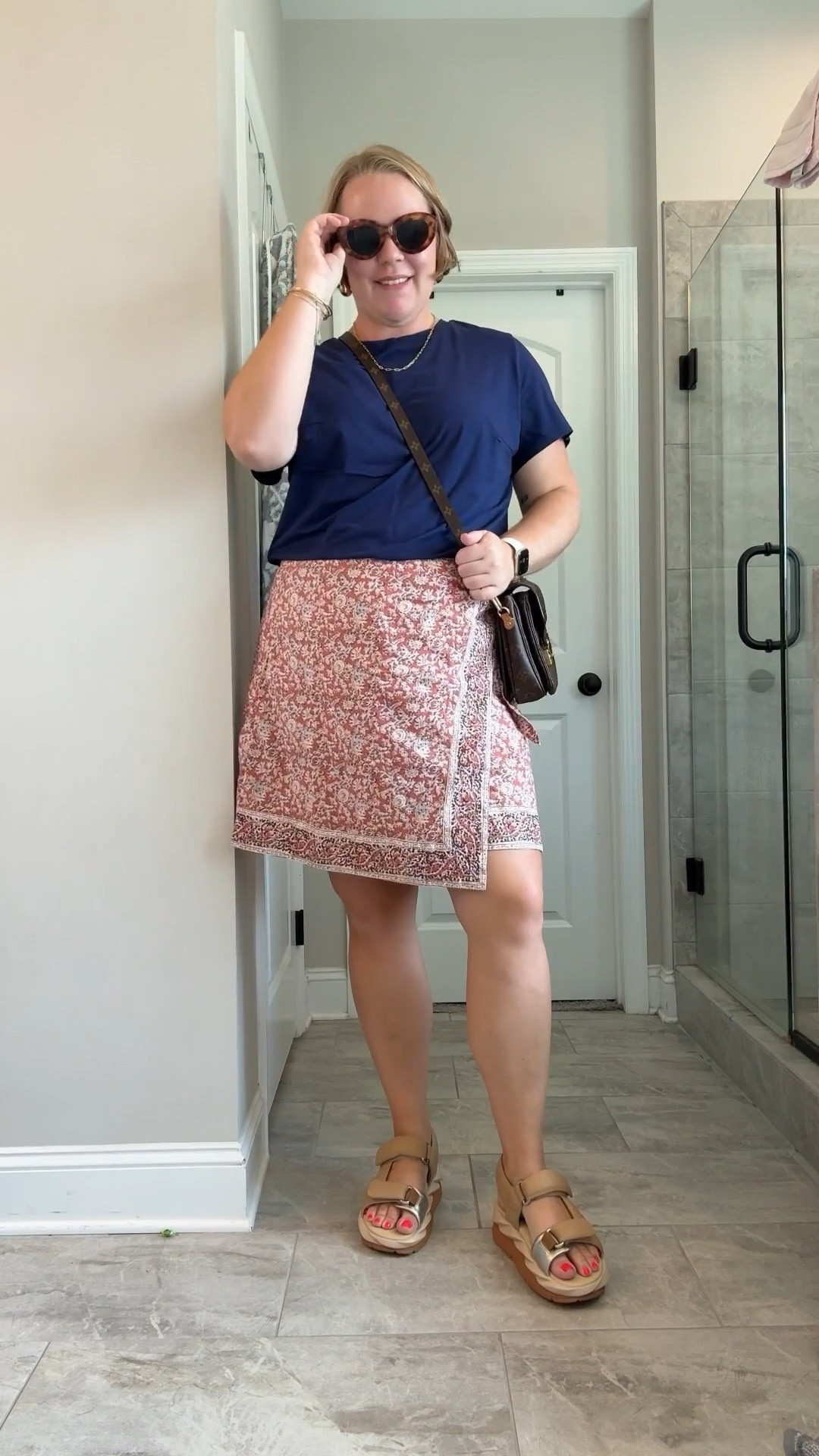 Target wrap skirt, target tee, fall outfit, 

#LTKFindsUnder50 #LTKMidsize #LTKStyleTip