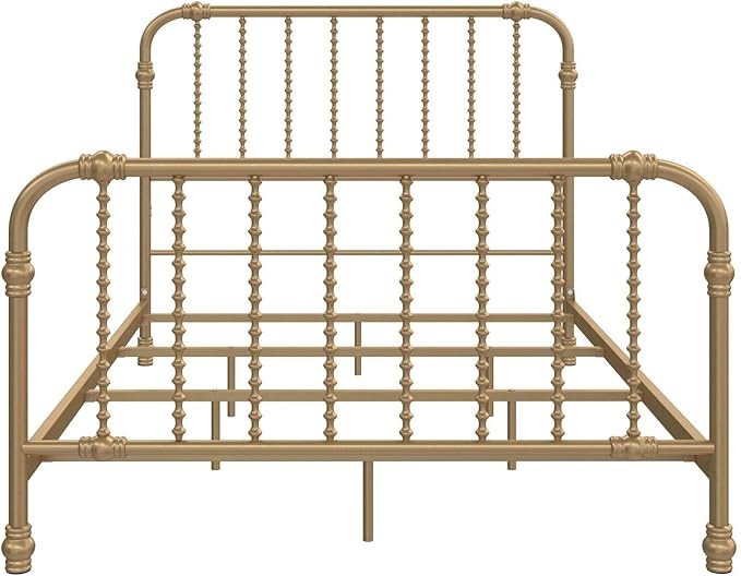 Little Seeds Monarch Hill Wren Metal Full, Gold Bed | Amazon (US)