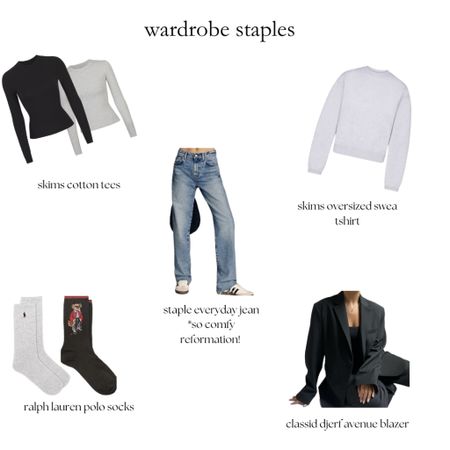 Holiday gift guide for wardrobe staples! Sweats and jeans and blazers galore! The best closet staples for gift giving  

#LTKSeasonal #LTKHoliday #LTKGiftGuide