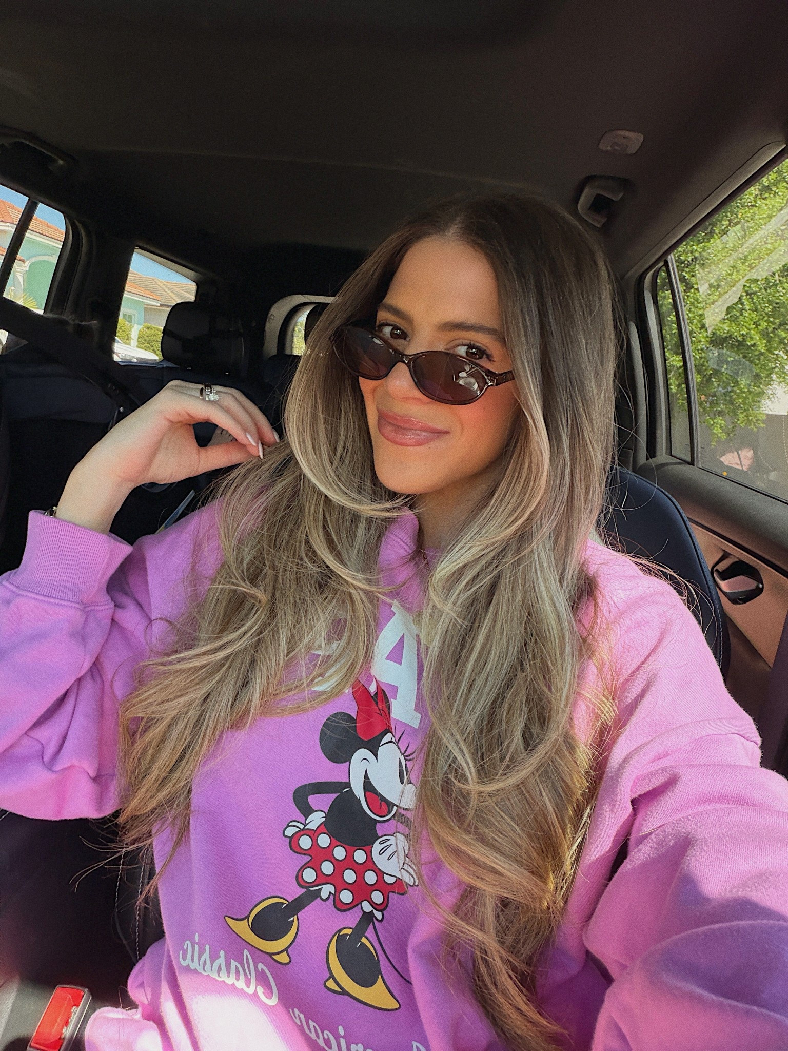 Disney roadtrip!! Wearing a medium in the shorts and matching Mickey sweatshirt for an oversized look 🩷🐭

#LTKootd #LTKTravel #LTKmomlife