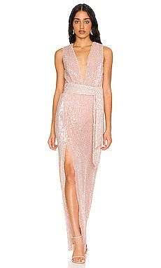 NBD Elektra Gown in Copper from Revolve.com | Revolve Clothing (Global)