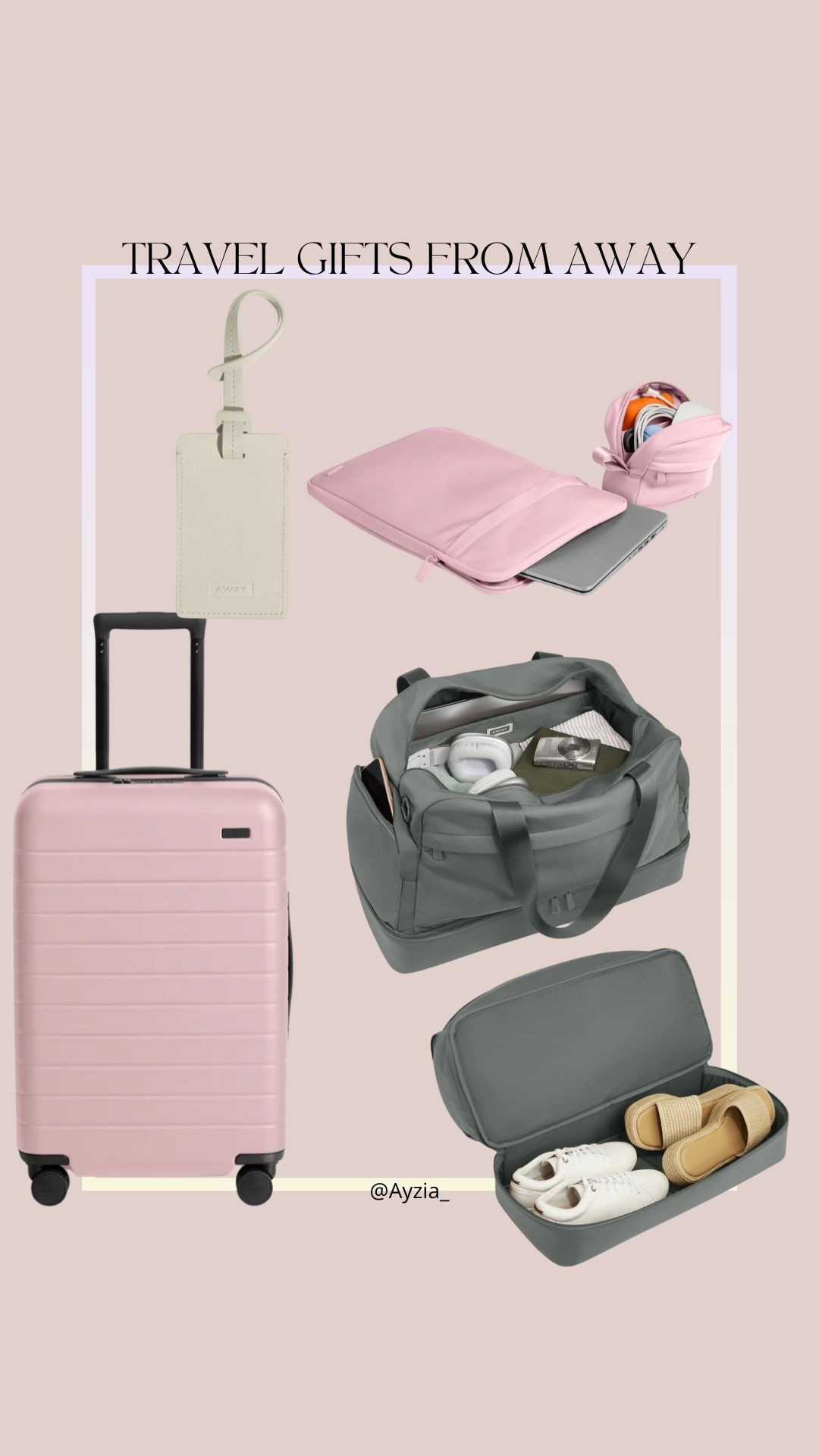 Travel gifts from Away perfect for the traveler in your life! 

#LTKGiftGuide #LTKHoliday