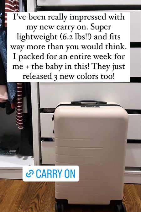 Lightweight carry on, luggage
Travel
Suitcase

#LTKfamily #LTKtravel #LTKFind