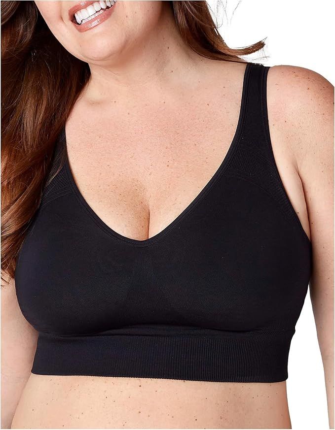 CURVEEZ Compression Wirefree Full and Back Support Bra for Everyday Wear | Full-Coverage Wireless... | Amazon (US)