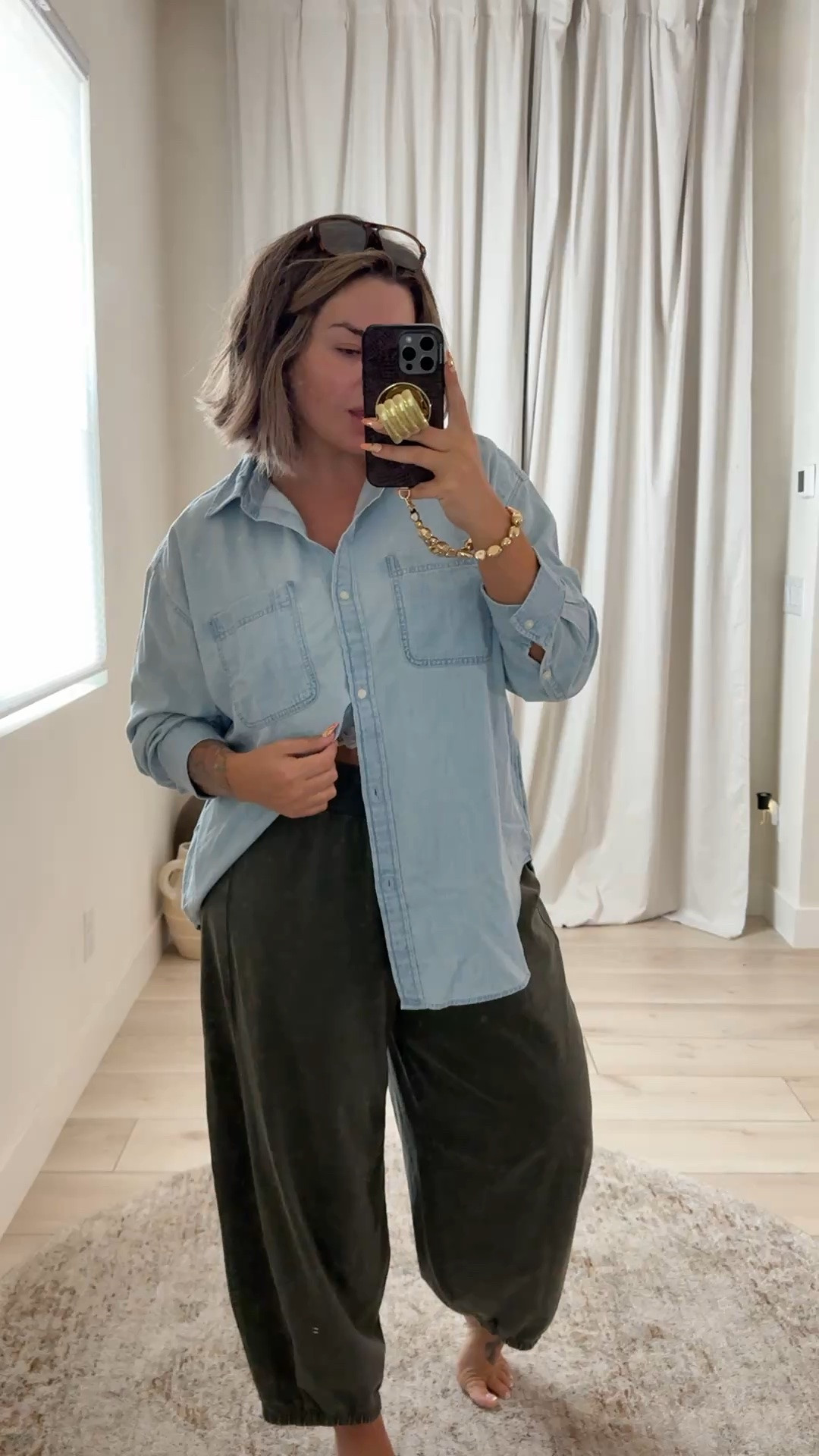 Top M 
Pants L