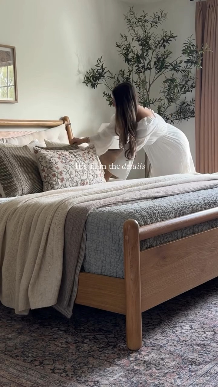 
I added a few new pieces from @potterybarn and it reminded me how small changes can completely shift the feel of a space. Here’s what I added:

• Layered bedding – A linen quilt and cozy throw instantly made the bed feel more inviting. 
• Textured throw pillows – These added depth, warmth, and just the right amount of visual interest. 
• Framed artwork – I created a simple, styled moment with a new piece of art that brought some balance and personality to the room. 
•  A styled dresser – I brought in a mix of natural textures and simple accents—like wood, marble, florals, and soft lighting—to create a layered, lived-in look that feels both functional and beautiful.

These little updates made the whole room feel cozier and more complete—without a full makeover. 

📌 Save this post if you’re looking for easy ways to elevate your space!

🔗Comment SHOP for a link to all these pieces and more! 

✨Follow @jennachristianblog for more home inspo, design tips, relatable content. 

#mypotterybarn #pbpartner #homeinspo #bedroomstyling #organicdecor #vintagemodern #bedroom #bedroomdecor #bedroominspo

#LTKHome