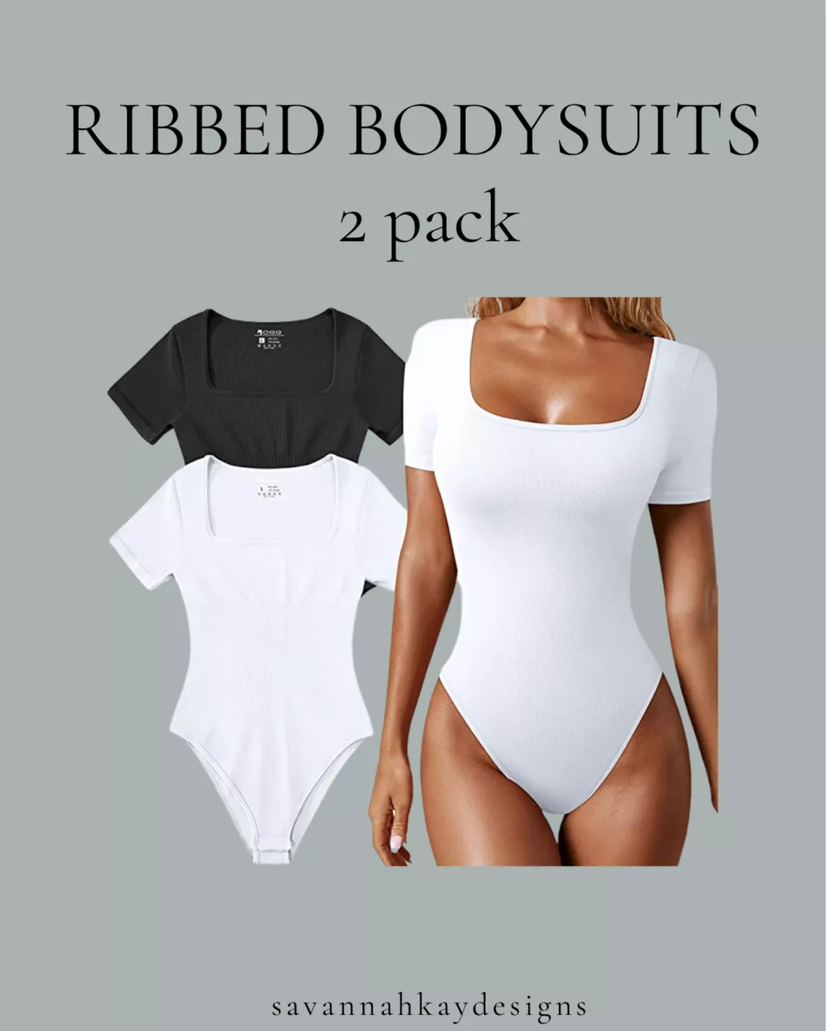 OQQ Women's 2 Piece Bodysuits Sexy … curated on LTK