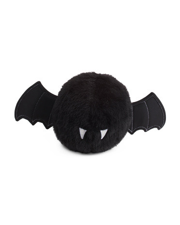 10x10 Bat Furball Halloween Pillow | TJ Maxx