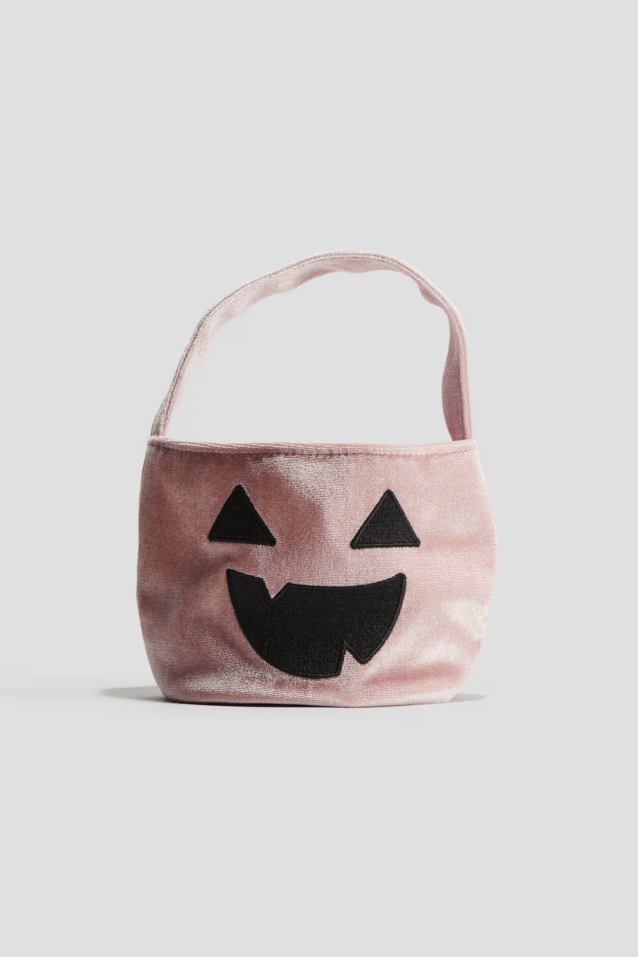 Appliquéd Velour Handbag - Light dusty pink - Kids | H&M US | H&M (US + CA)