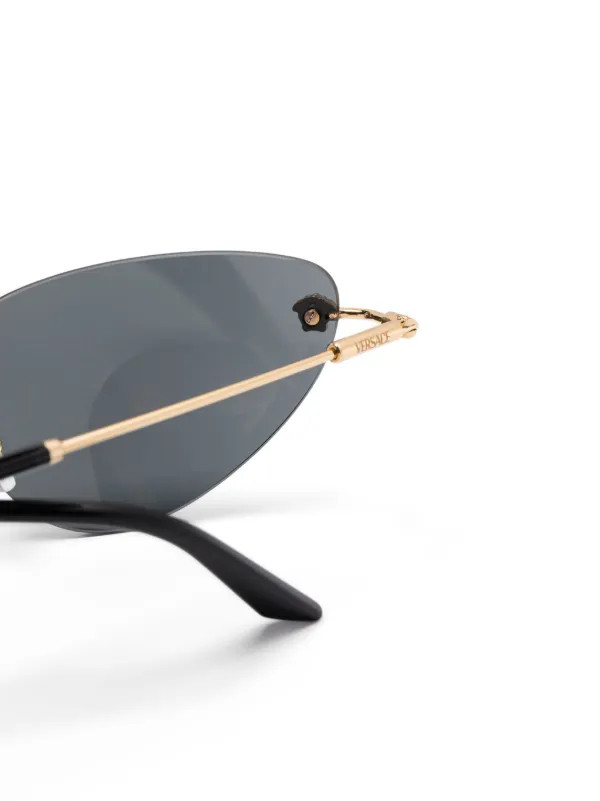 Sonnenbrille mit geometrischem Gestell | Farfetch Global