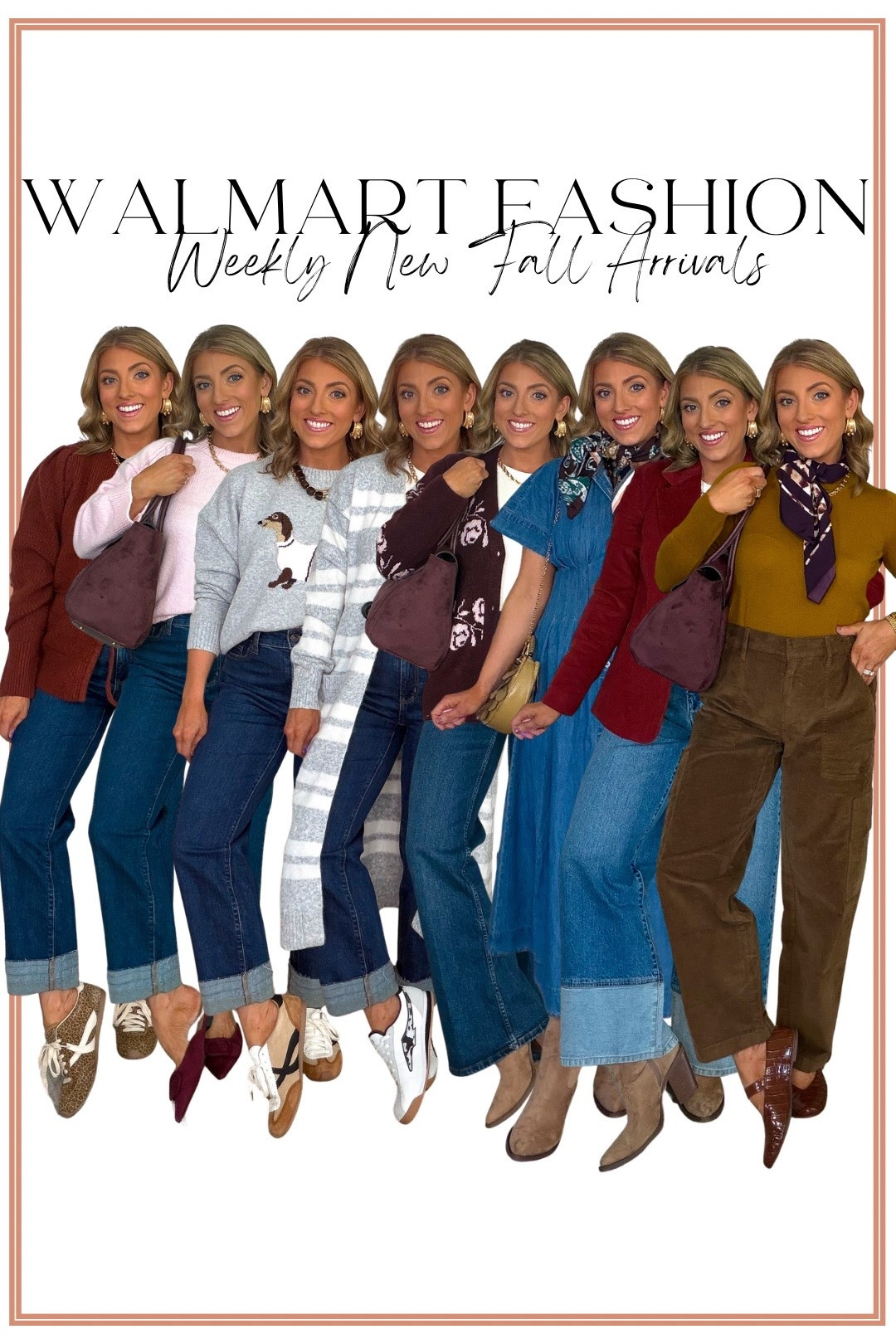 Walmart fall fashion just keeps getting BETTER 😍🍂 This week’s Walmart new arrivals are seriously some of the most unbelievable I’ve seen yet! The colors, prints, denim, cozy cardigans, sweaters, jackets, matching sets and little statement details look SO good — I cannot believe some of these are Walmart finds!

There are so many easy fall outfit ideas in this drop, whether you’re looking for everyday casual outfits, workwear, school drop-off looks, date night pieces or cute layers to carry you through the season. And the rich burgundy, chocolate brown, olive, denim and animal prints?! SO good. 🤎

So many of these Walmart fashion finds have that expensive, elevated look without the price tag we don’t love. I have a feeling several of these new arrivals are going to go FAST!

#walmartfashion #walmartfinds #walmartnewarrivals #walmartstyle #walmartfashionfinds #fallfashion #falloutfits #fallstyle #fallfashionfinds #affordablefashion #affordablestyle #walmartoutfits #falloutfitideas #womensfashion #womensstyle #fashionfinds

#LTKxWalmart #LTKootd #LTKPetite