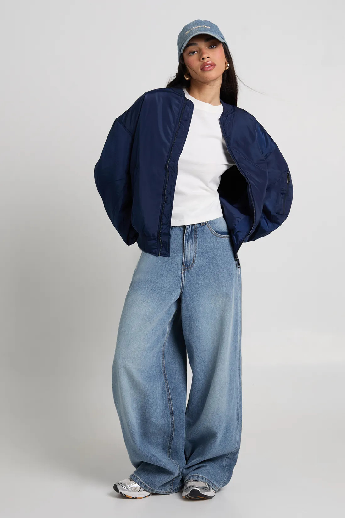 Oversized Bomber Jacket | Boohoo.com (UK & IE)