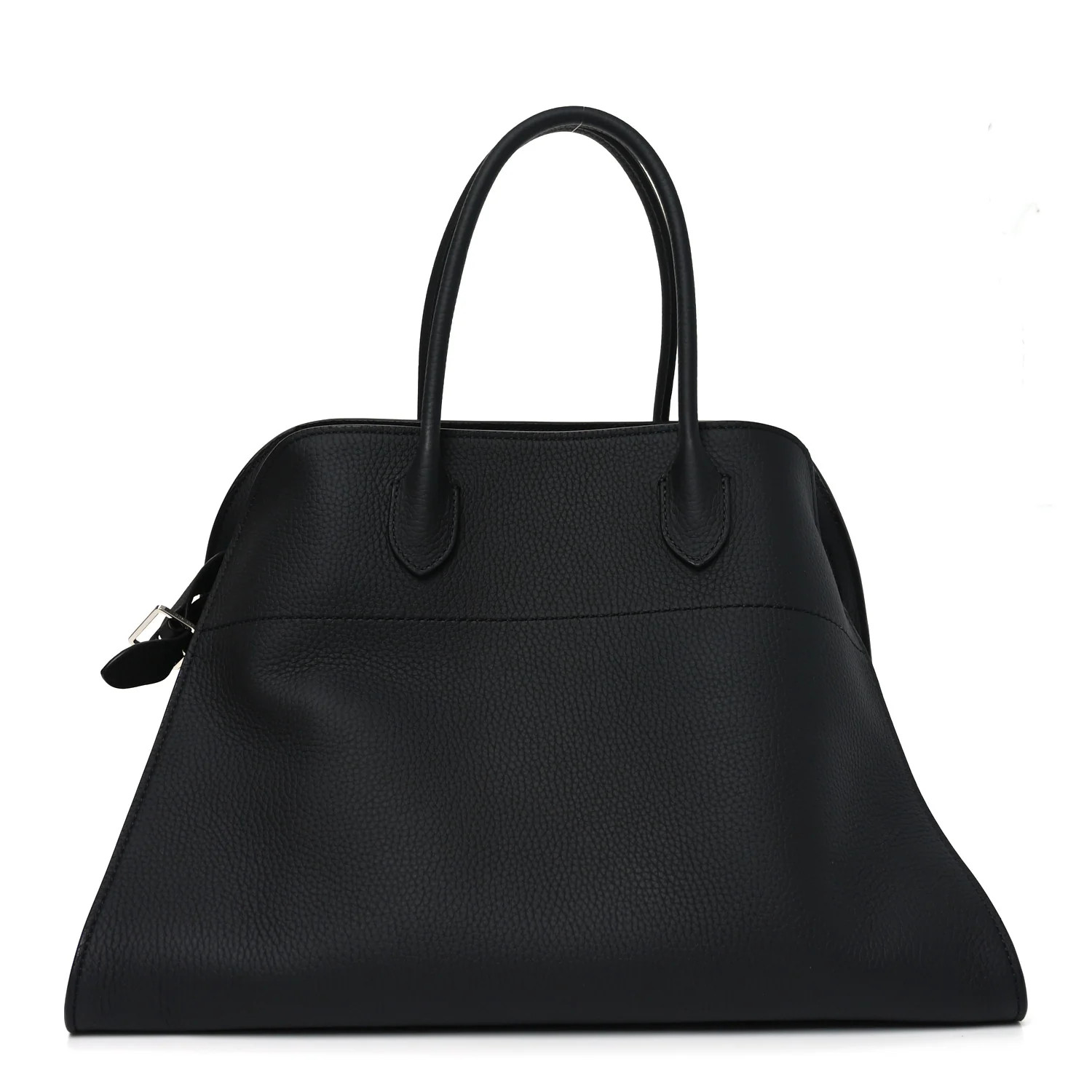 Matte Grained Calfskin Soft Margaux 15 Black | FASHIONPHILE (US)