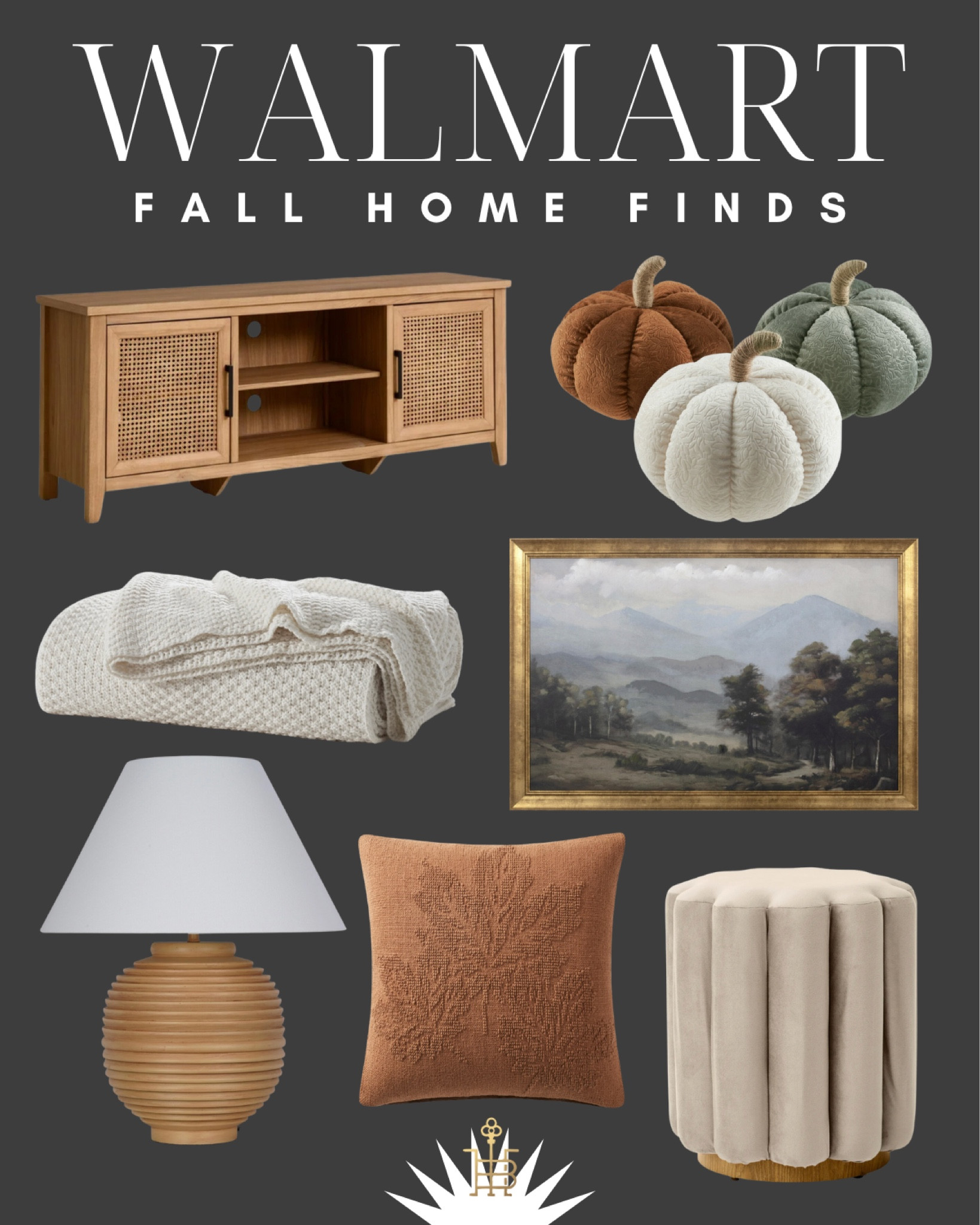 Walmart, fall home, Walmart home, pumpkins, media console, Walmart finds, home decor, wall art, throw blanket, ottoman, fall pillows, neutral home, fall home decor, Walmart fall, living room

#LTKHome #LTKSeasonal #LTKStyleTip