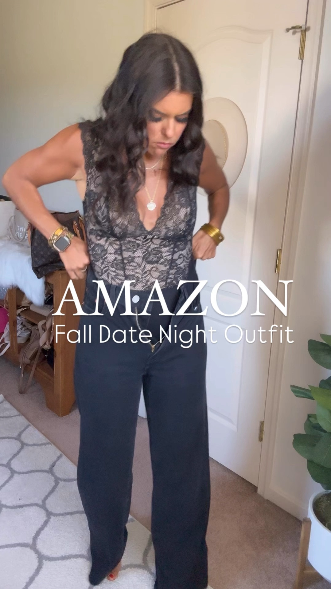 Amazon date night outfit idea! Size small in jacket and bodysuit 
Levi jeans size 27 (size up if in between)
Heels tts

#LTKFindsUnder100 #LTKStyleTip #LTKSaleAlert