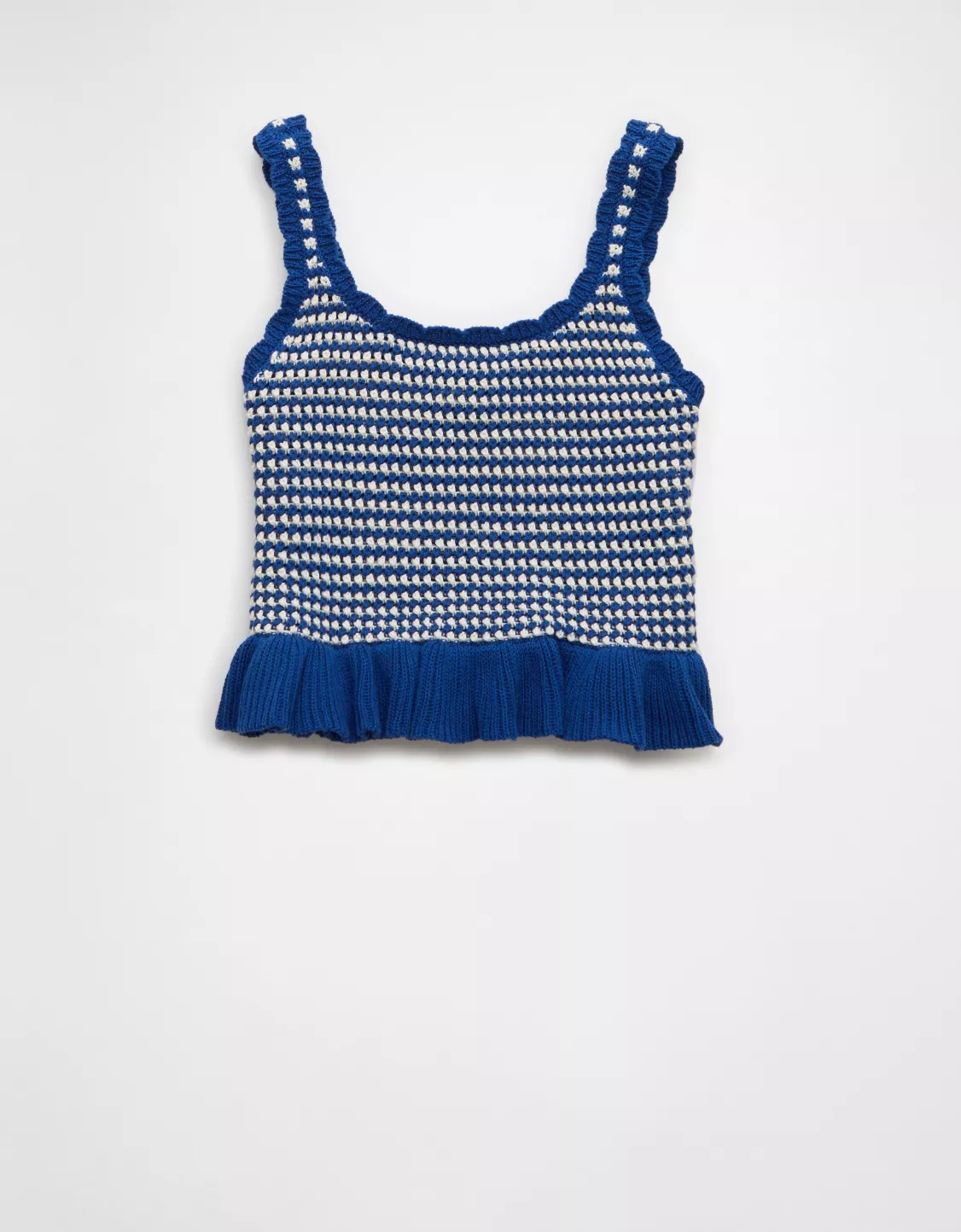 AE Crochet Peplum Tank Top | American Eagle Outfitters (US & CA)