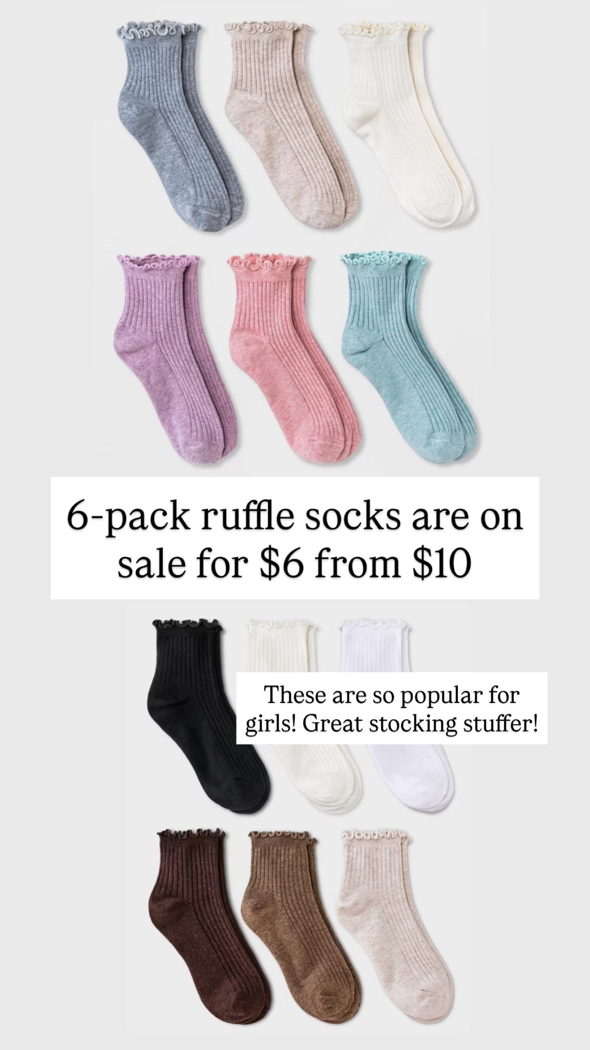 Ruffle socks are on sale right now!!! 

#LTKSaleAlert