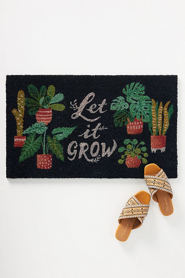 Let It Grow Doormat | Anthropologie (US)