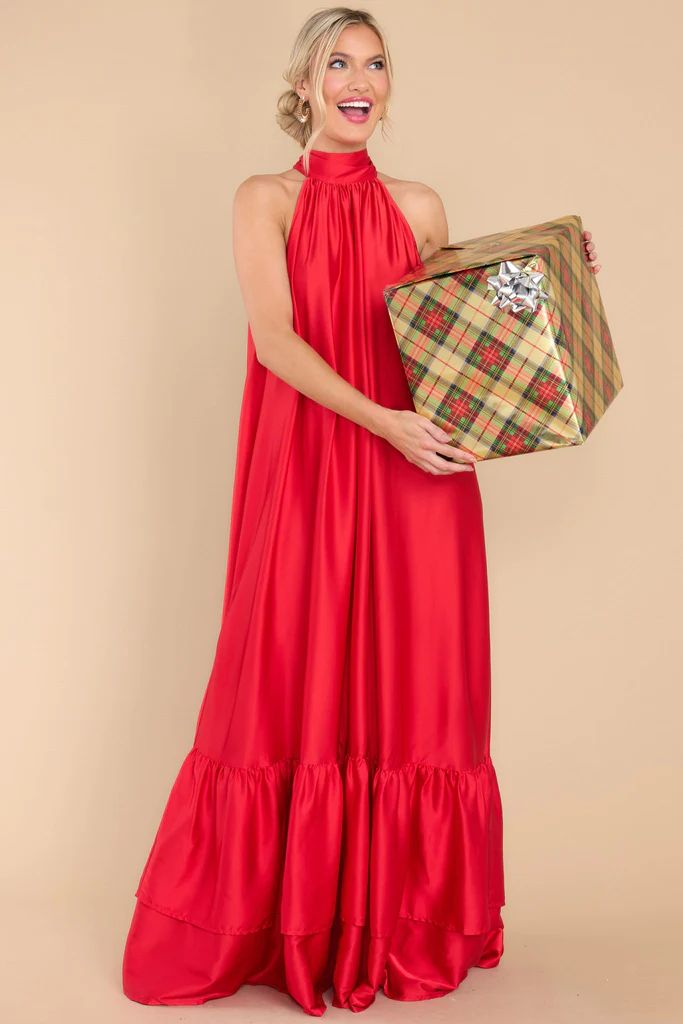 Talk About Beauty Red Maxi Dress | Red Dress 