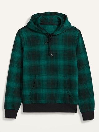 Plaid Pullover Hoodie for Men | Old Navy (US)