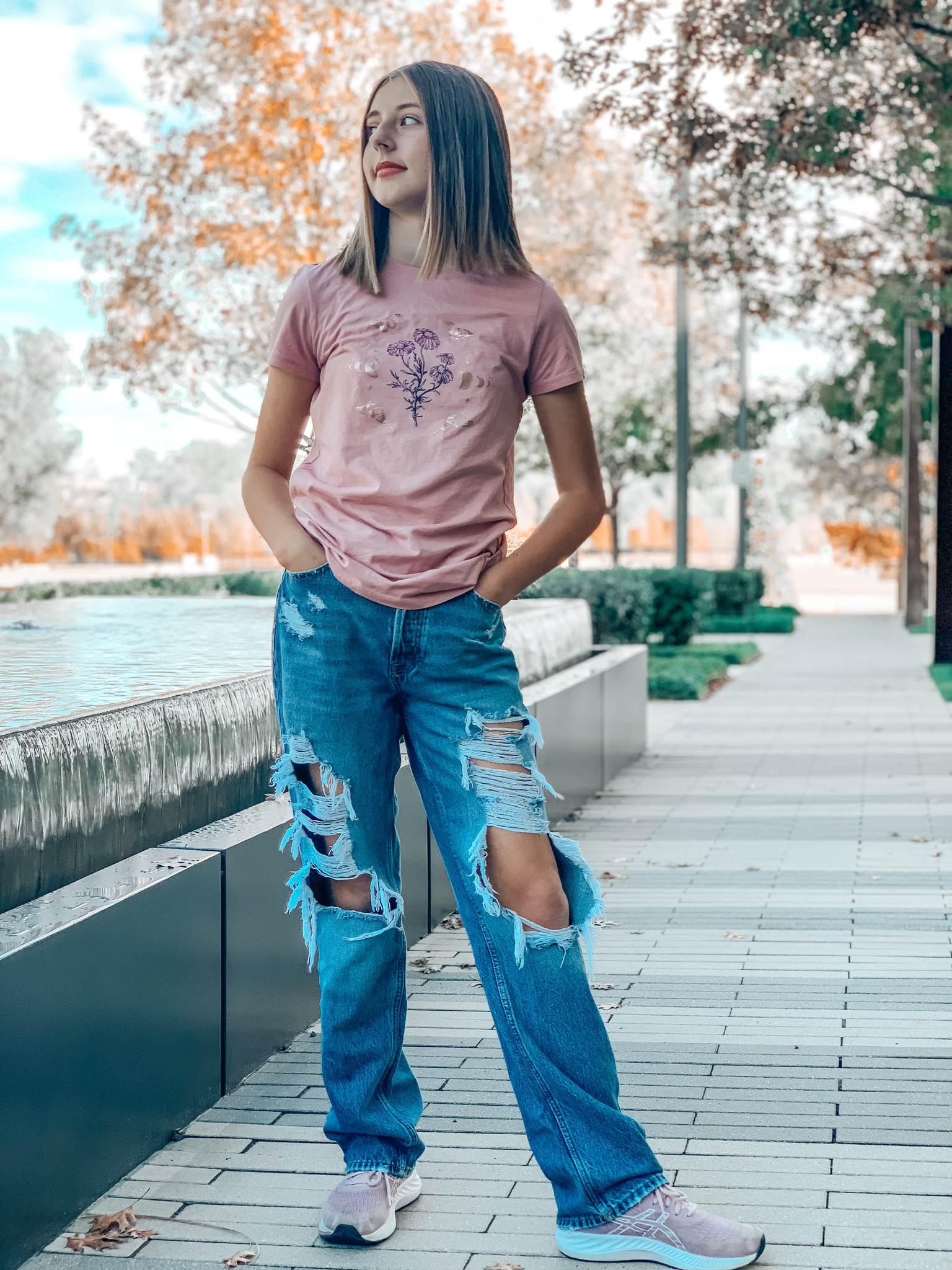 Preteen Fashion! Distressed Denim and Graphic Tees! #kidsfashion #preteen #outfit #fashion #style #ae #dsw #Aéropostale  

#LTKfamily #LTKFind #LTKkids